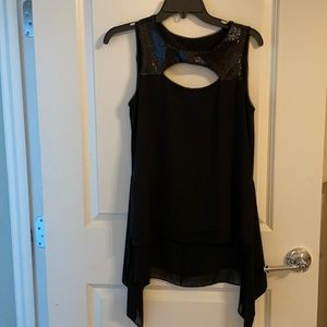 BCBG black top with sequins